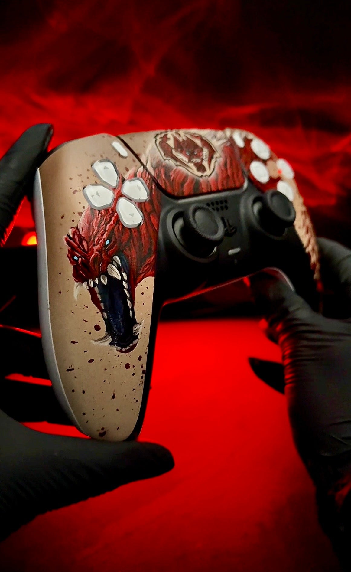 Exclusive Hand-Painted Odogaron PS5 Controller