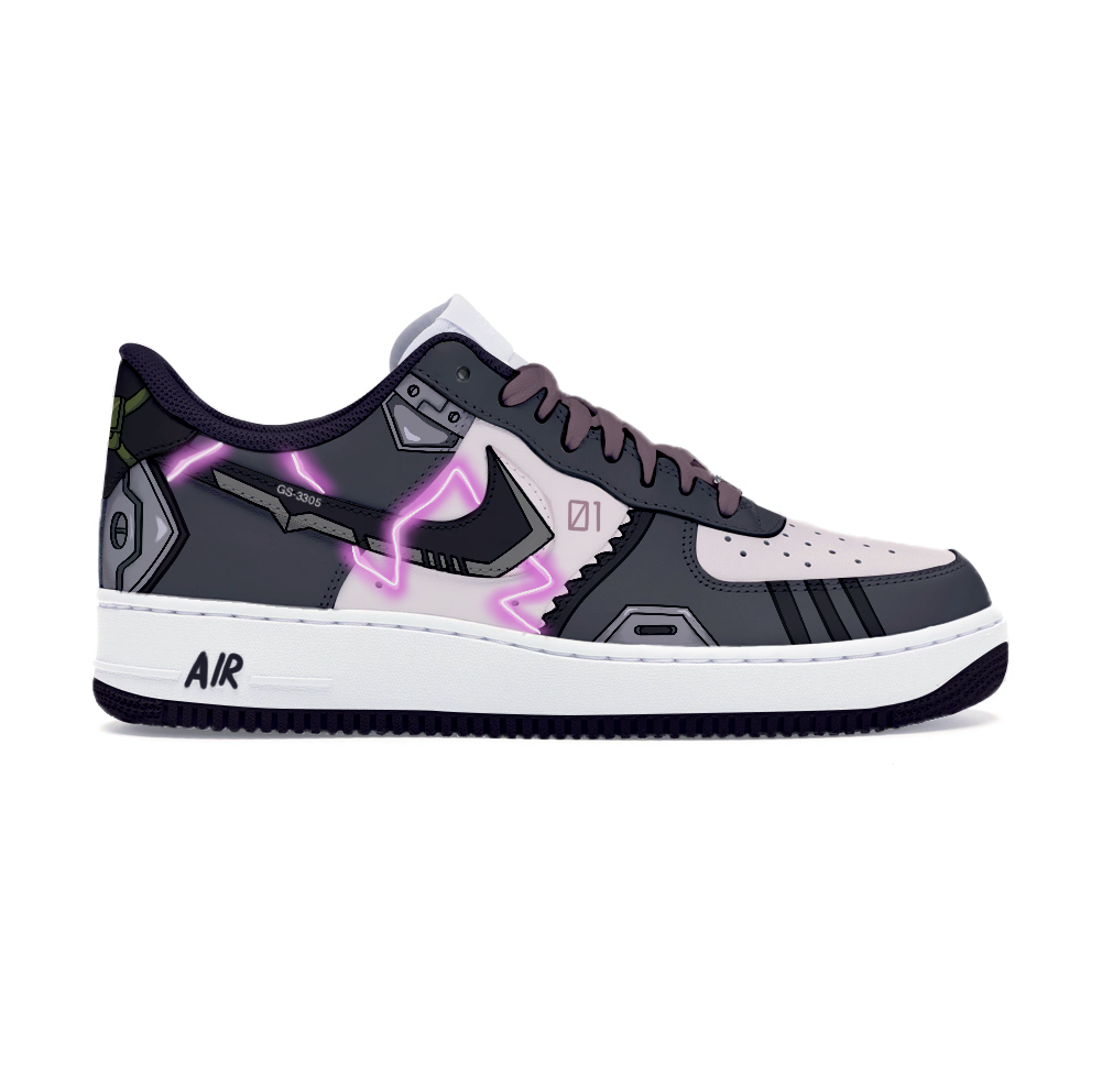 Custom Nike AF1 – Narumi Kaiju No. 8 Inspired