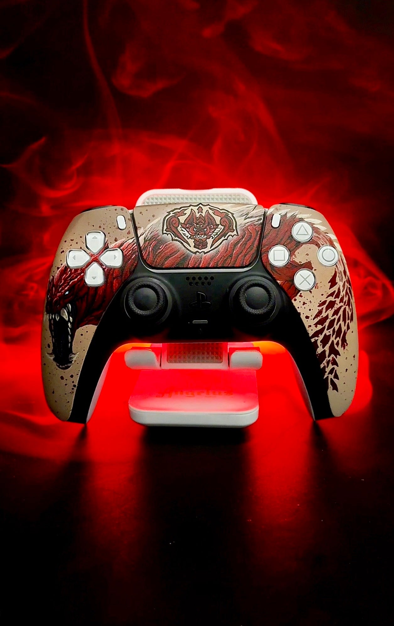 Exclusive Hand-Painted Odogaron PS5 Controller