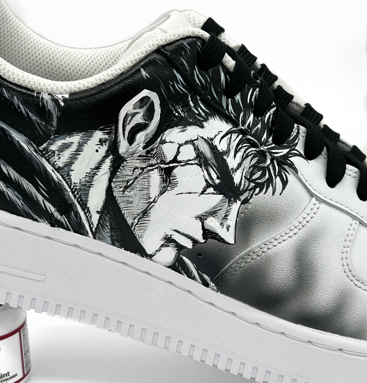 Custom Sneakers “Guts & Griffith” – Berserk Inspired | Hand-Painted Wearable Art