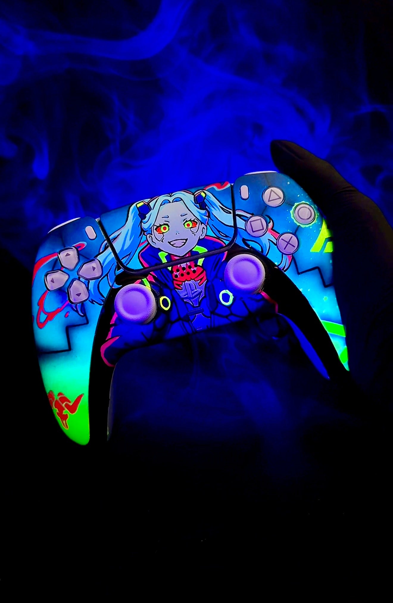 Rebecca Neon — Limited Edition Hand-Painted PS5 Controller