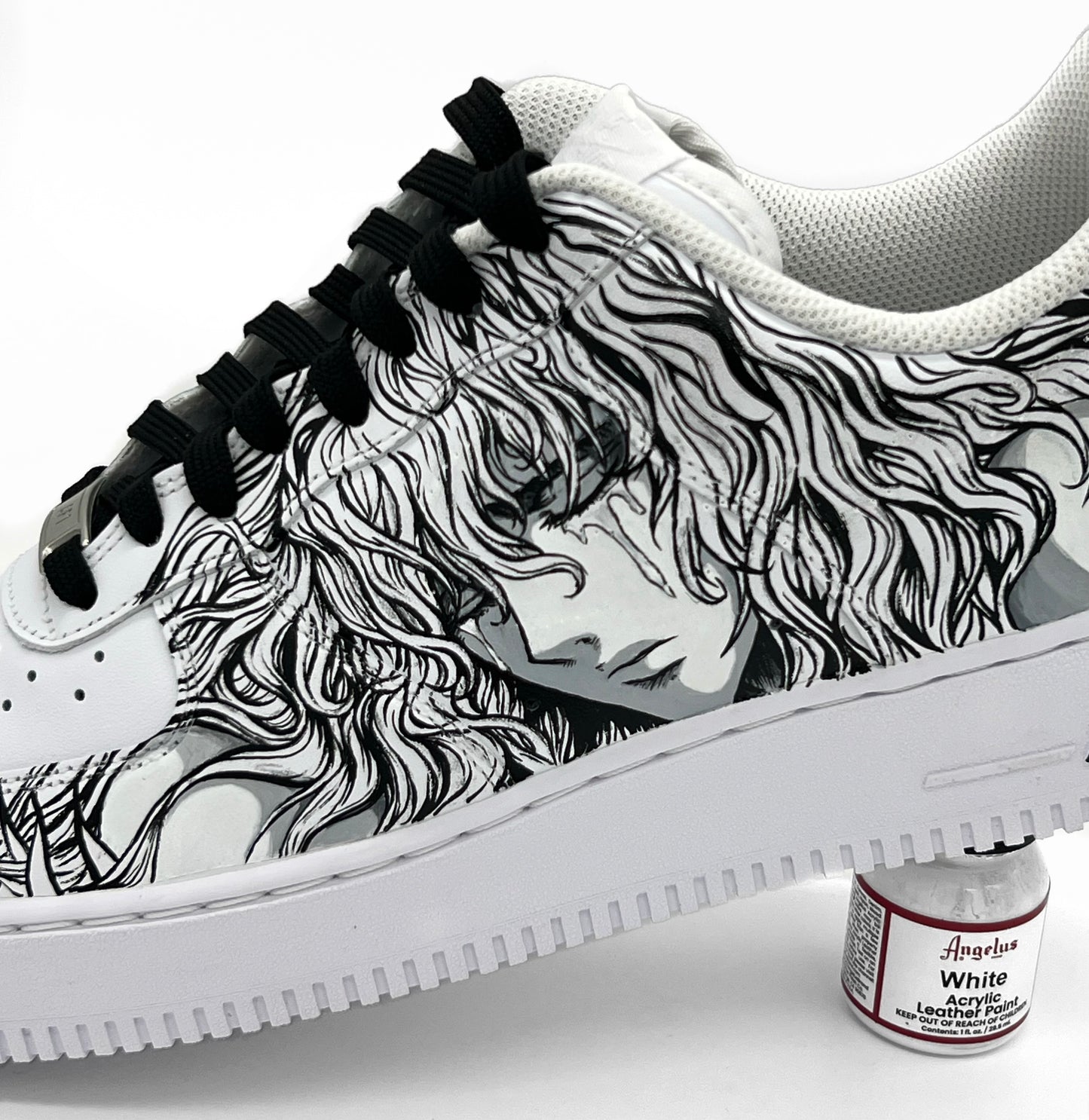 Custom Sneakers “Guts & Griffith” – Berserk Inspired | Hand-Painted Wearable Art