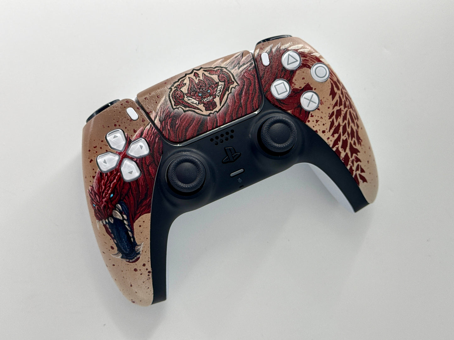 Exclusive Hand-Painted Odogaron PS5 Controller