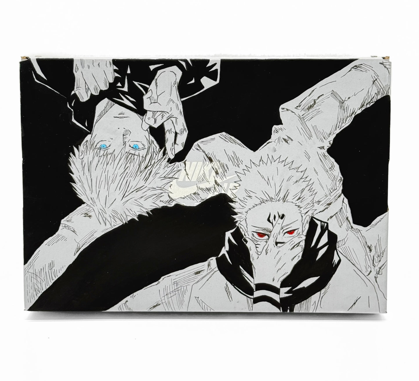 Sukuna & Gojo Custom Anime AF1 | Hand-Painted Sneakers