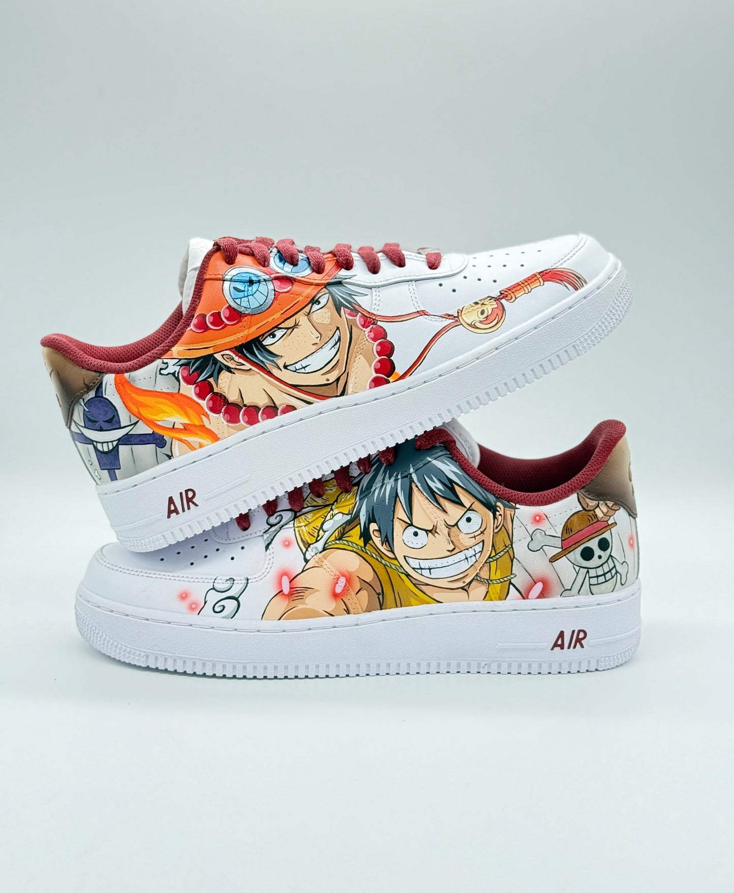 Ace and Luffy inspired kicks