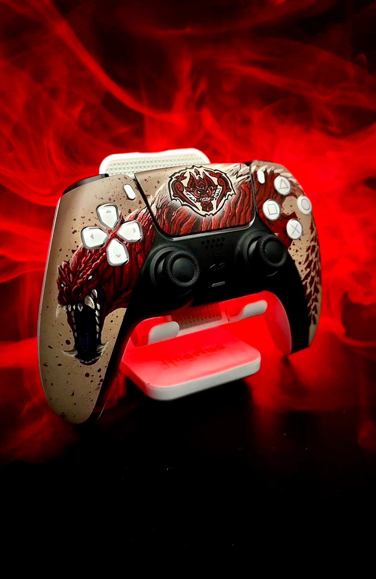 Exclusive Hand-Painted Odogaron PS5 Controller