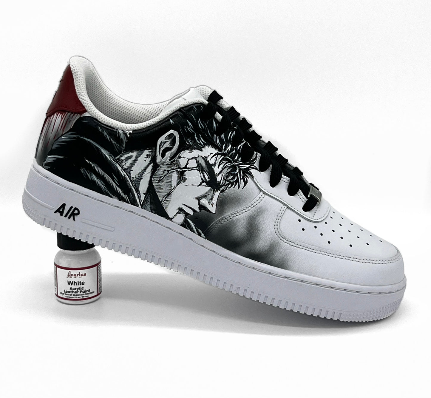 Custom Sneakers “Guts & Griffith” – Berserk Inspired | Hand-Painted Wearable Art