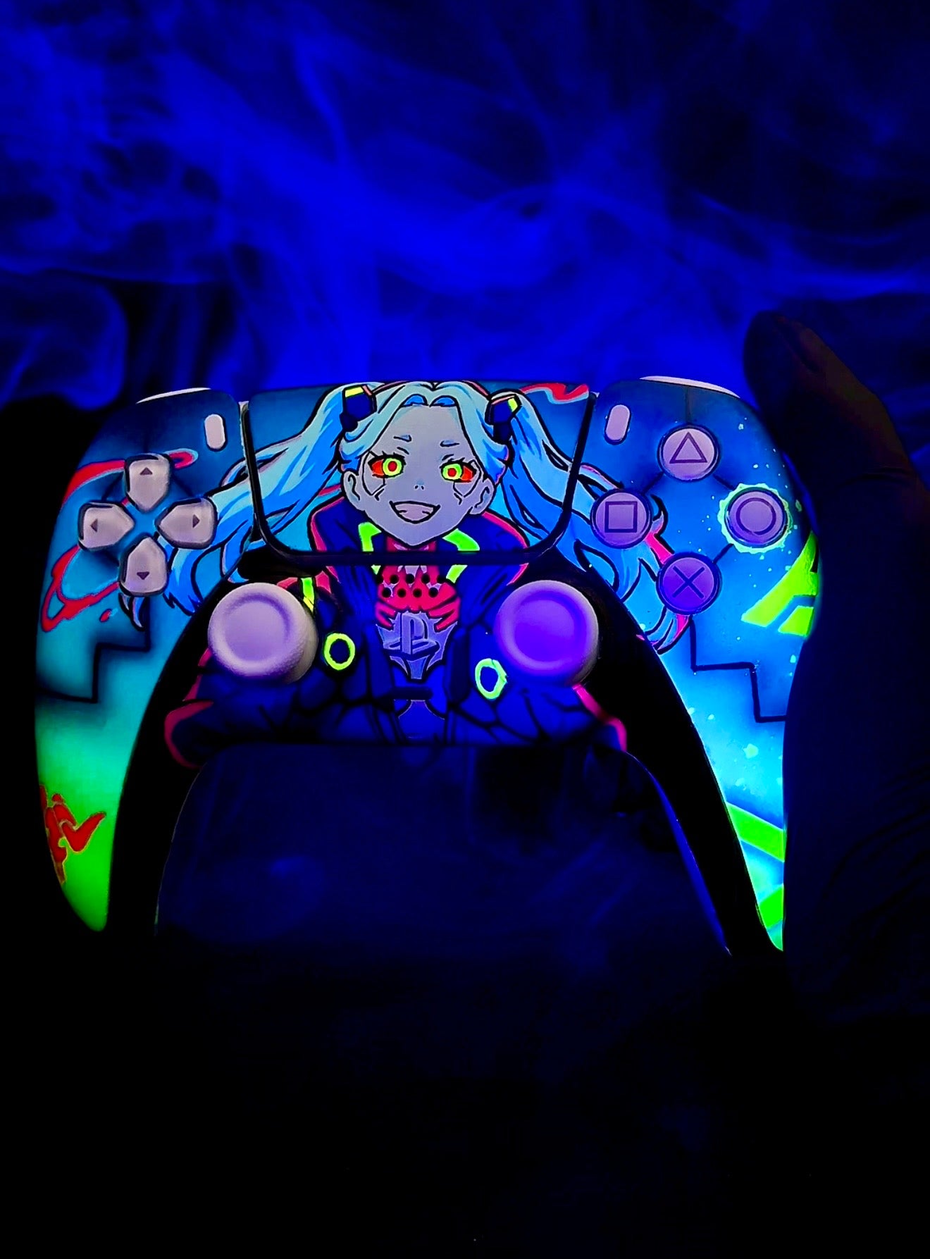 Rebecca Neon — Limited Edition Hand-Painted PS5 Controller