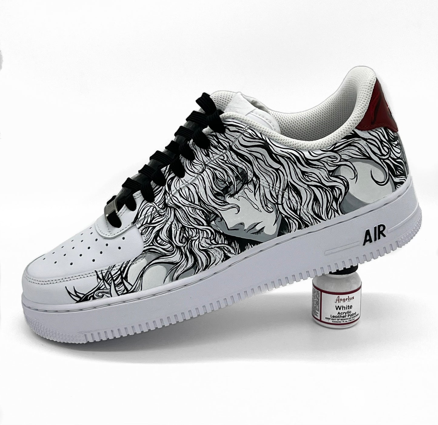 Custom Sneakers “Guts & Griffith” – Berserk Inspired | Hand-Painted Wearable Art