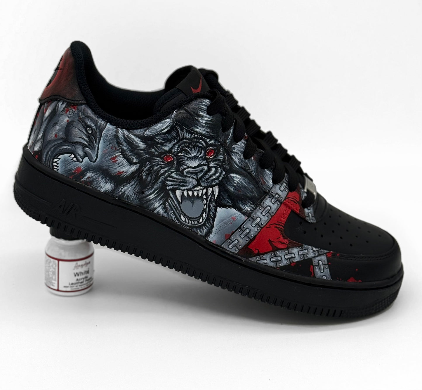 Custom Sneakers “Guts & Zodd” – Berserk Inspired | Handcrafted Dark Edition